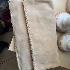 All Saints Suede shoulder bag/ clutch